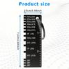 Double Sided Wire Metal Sheet Thickness Gauge Wire Measurement Portable Metal Tool Plated Size Inspection Accessories