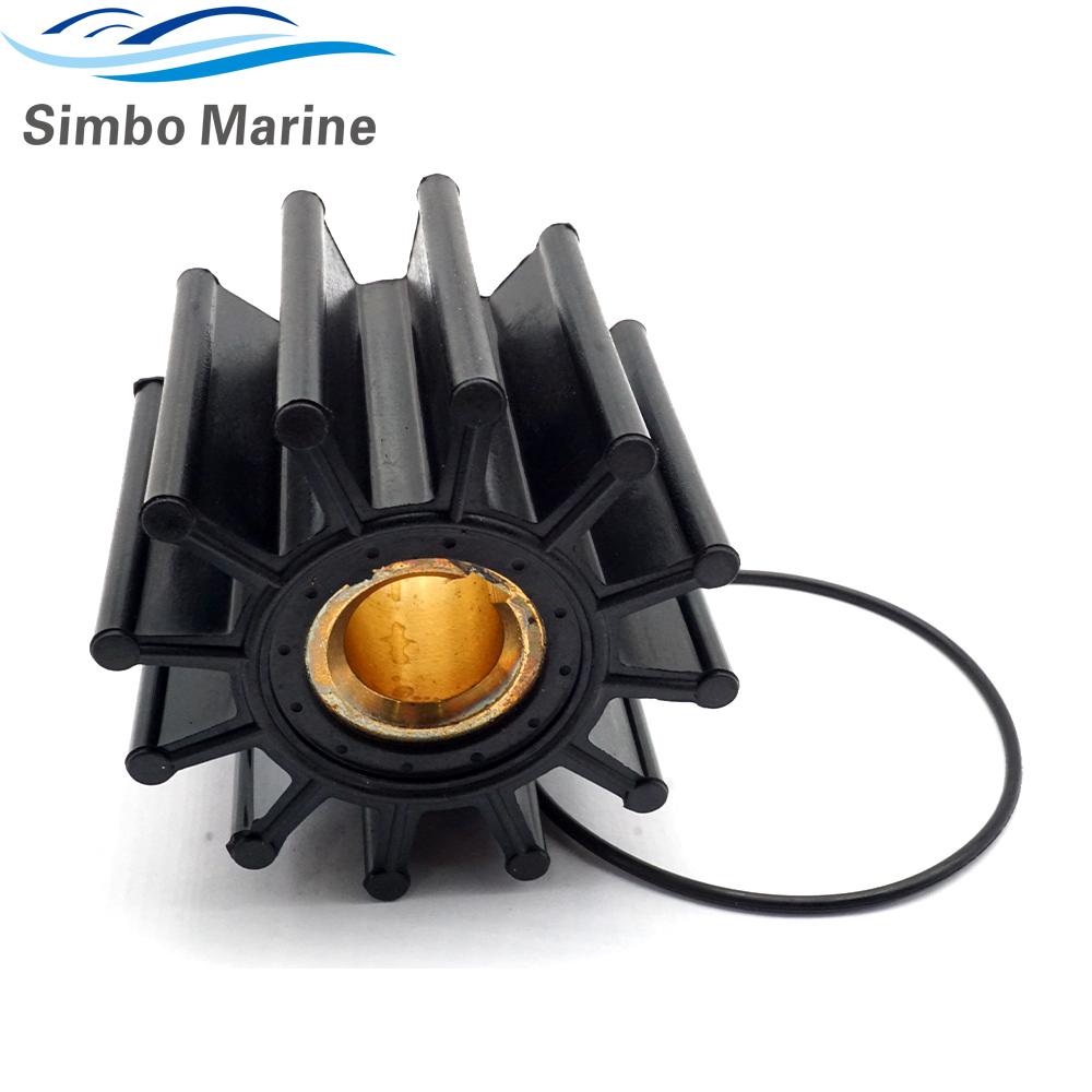 For Sherwood 15000K Boat Water Pump Flexible Impeller Cummins 3349198 500167 Engine for Volvo Penta 818680 500167 Sierra 18-3021