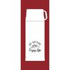 Captain Stag (CAPTAIN STAG) Sports Bottle, Water Bottle, Direct Drinking or Cup Drinking, 2-Way, Double Stainless Steel Bottle, Vacuum Insulated, Hot/