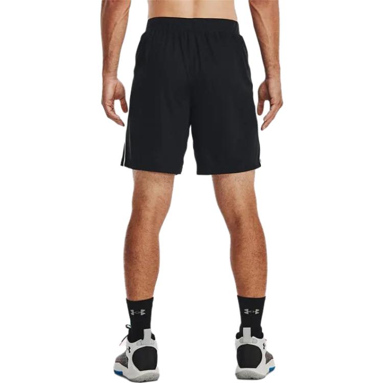 Under Armour Solid High-Waisted Straight-Leg Shorts Men shorts Black 1372891-001