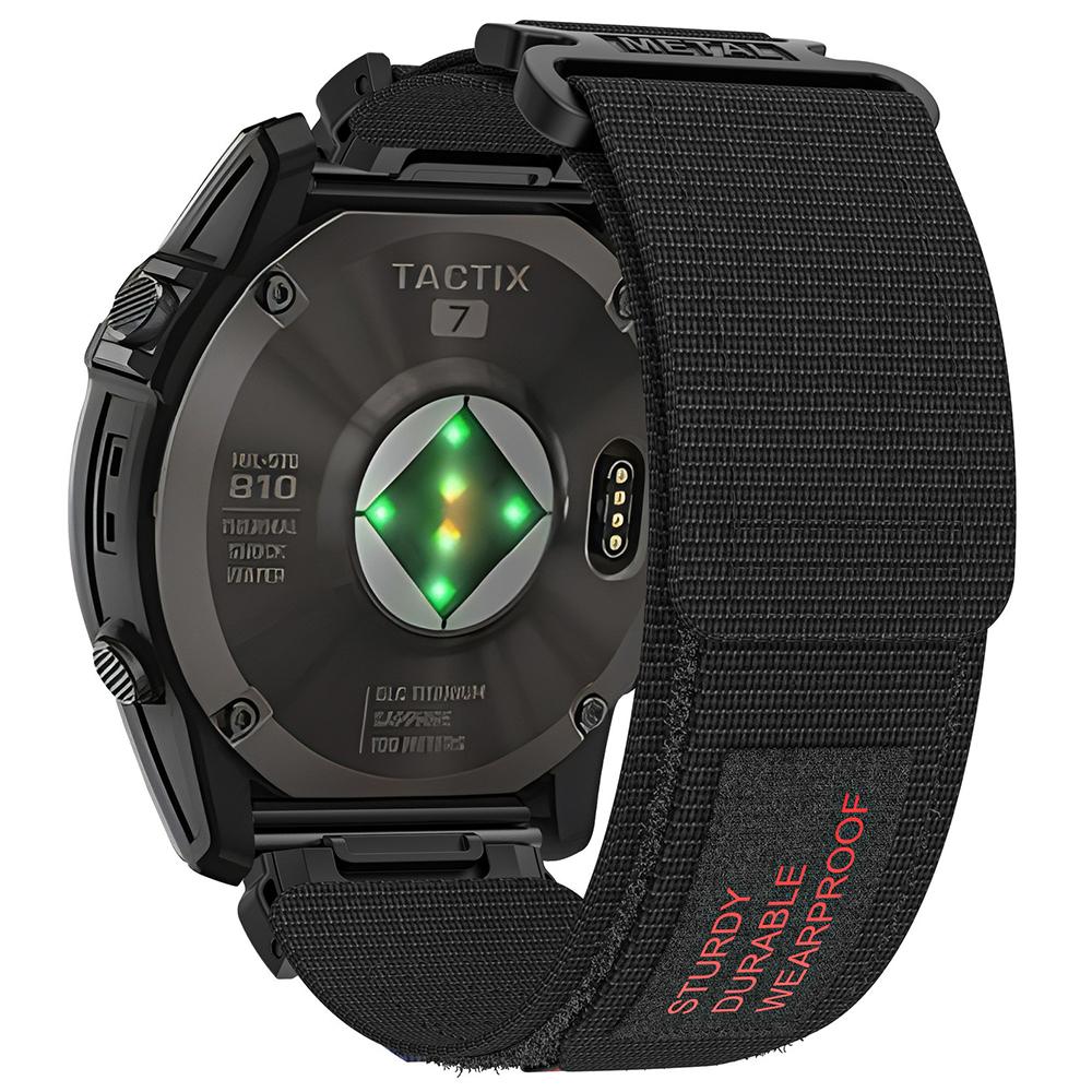 

Для годинника Garmin Quatix 7 Pro/Approach S62 Ремінець 22 мм Швидкознімний Нейлоновий Спортивний Ремінець Black