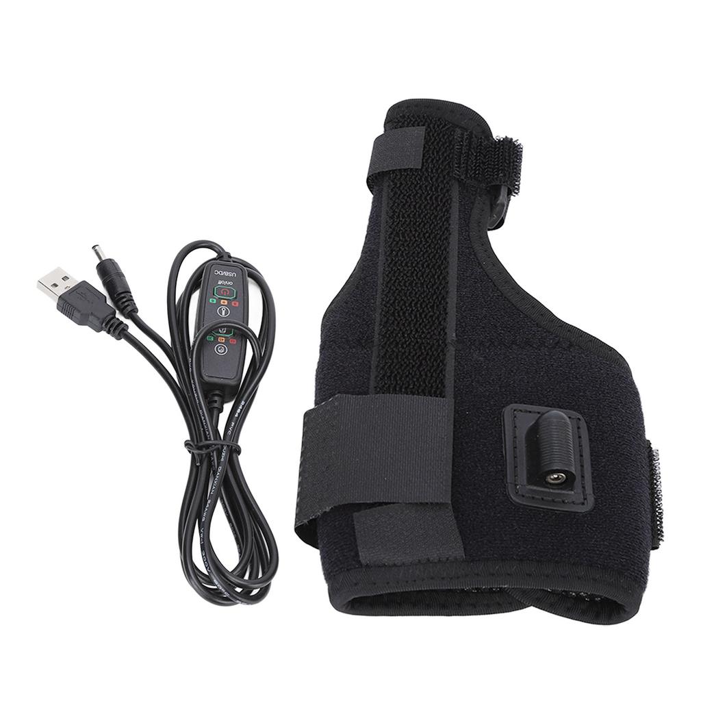 Electric Heated Wrist Brace Temperature Adjust Timing Hot Compress Hand Heating Wrap Band