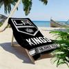 Los Angeles Kings Druck Strandtuch, Großes Weiches Schnelltrocknendes Handtuch für Strand Camping Schwimmen