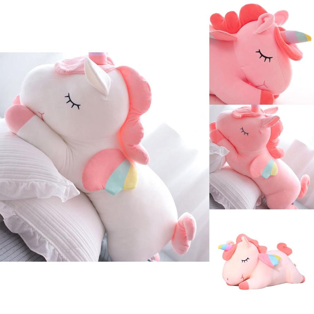 Adorable Unicorn Stuff Toy Soft Plush Doll Cushion Perfect Kids Birthday Gift