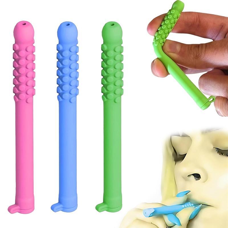 1/3 Stück Kaubarer Ätherisches Öl Atemstift Lindert Angst mit Ätherischem Öl für Aromatherapie DIY Silikon Aromatherapie-Stifte