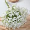 7 Bundles Baby's Breath Artificial Flower Faux Silk Gypsophila Flower Bouquet for Wedding