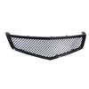 Gloss Black Mesh Front Bumper Grille Grills Protective Sporty Look For TSX 2006 To 2008