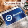 Personalized Crystal Velvet Carpet Brighton & Hove Albion Football Pattern Non Slip Floor Rug