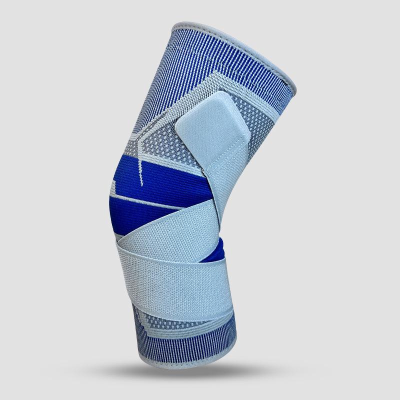 Sport Knieschoner für Männer und Frauen Basketball Fußball Badminton Fitness Laufen Silikon Federstütze Kniescheibe Meniskus