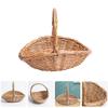Willow Rattan Egg Basket Wear-resistant Flower Basket Small Picnic Supply Hamper Picnic