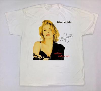 Kim Wilde Million Miles Away Tričko s krátkým rukávem Unisex Bavlna UU902