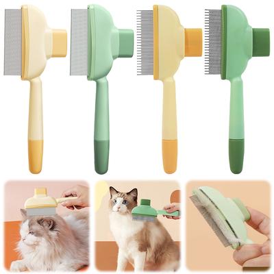 Dogs & Cats Hair Knot Comb Pet Grooming Brush with Dense Teeth Comb & Lice Removal for Dogs Cats Puppy Kitten Long Hair Dog Hair