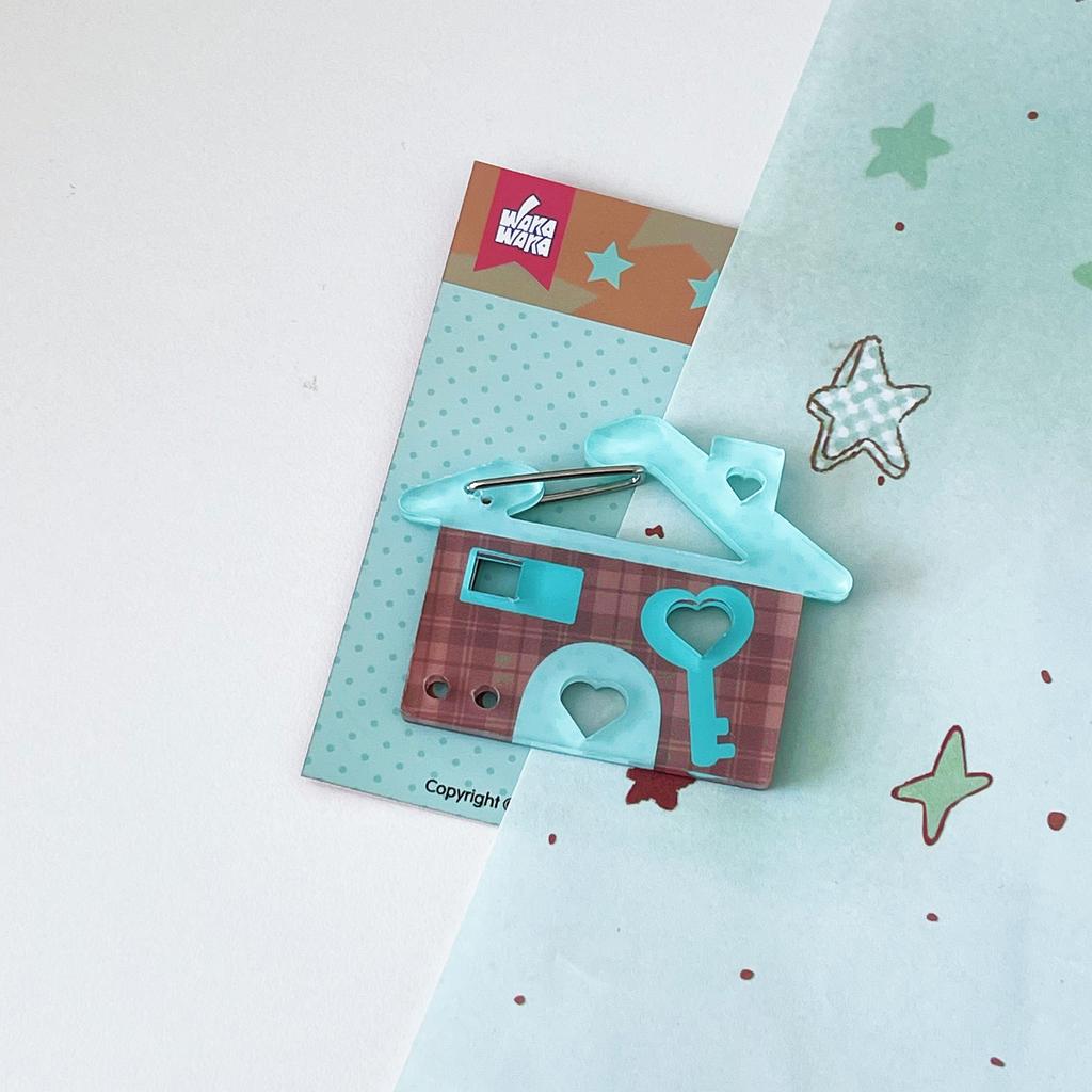Cute Acrylic Charm Carabiner for Scrapbook Deco Ita Bag Decor Accessories Korean Style Keychain Kawaii Decorative Phone Strap