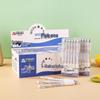 Mò Mò Lè Slim 3-Color Clickable Erasable Gel Pen (0.5mm) - Crystal Blue, Black & Red