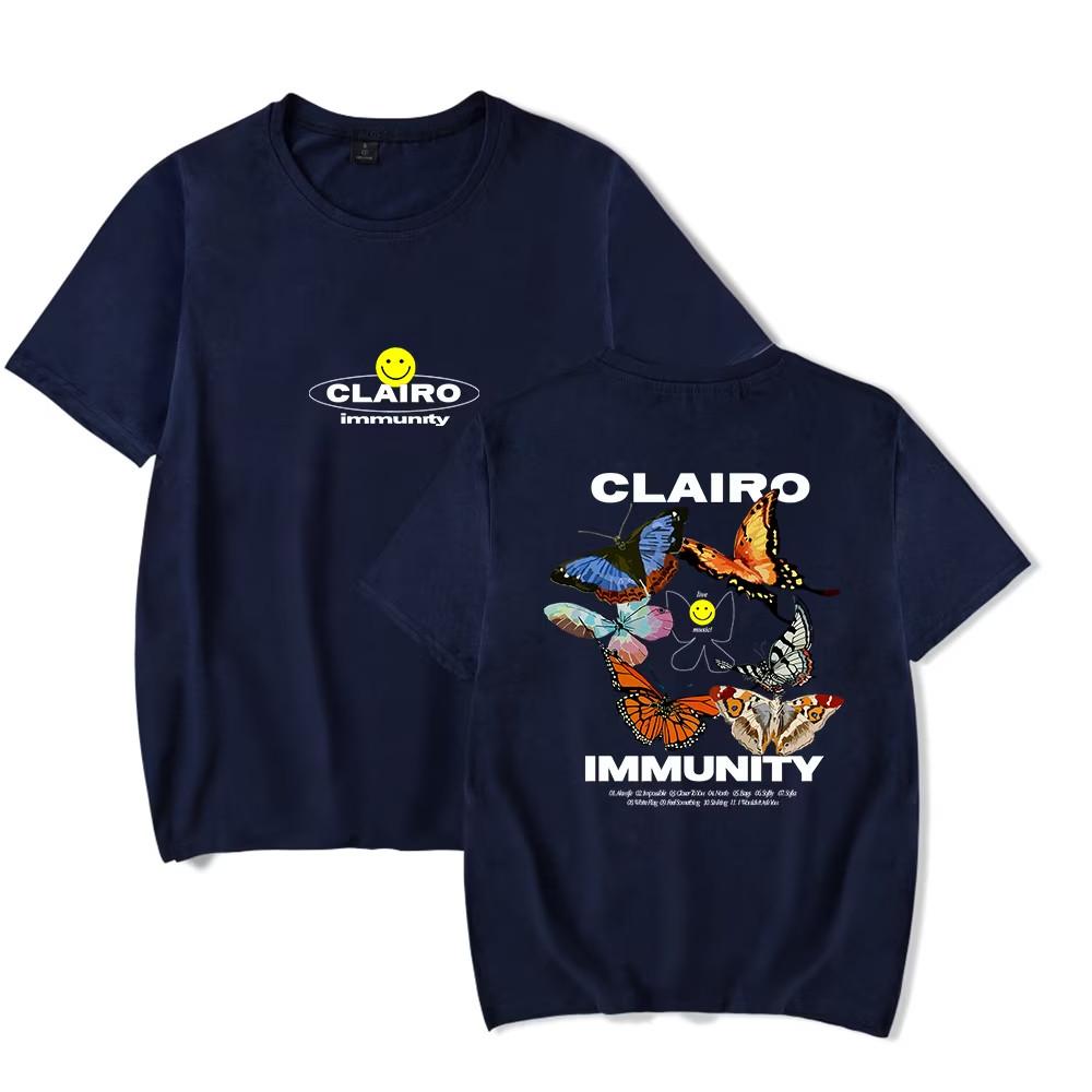 New Clairo Immunity Butterfly Tee New Logo TShirts ZL721 Unisex T-Shirt