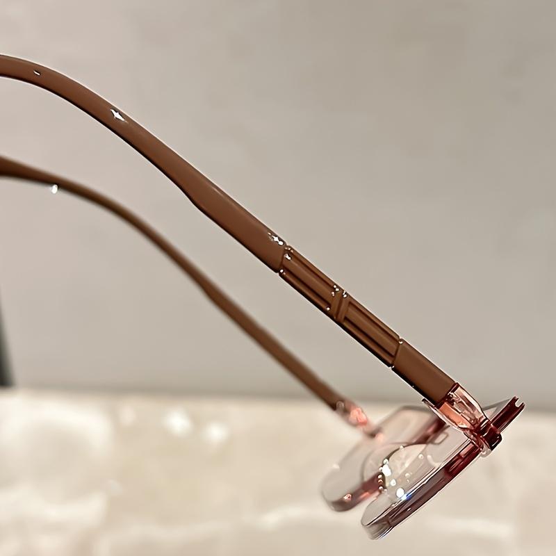 3 Stück Rahmenlose Lesebrillen - Komfortables und leichtes Design, Rechteckige elegante randlose Lesebrillen, +1,0 bis +4,0