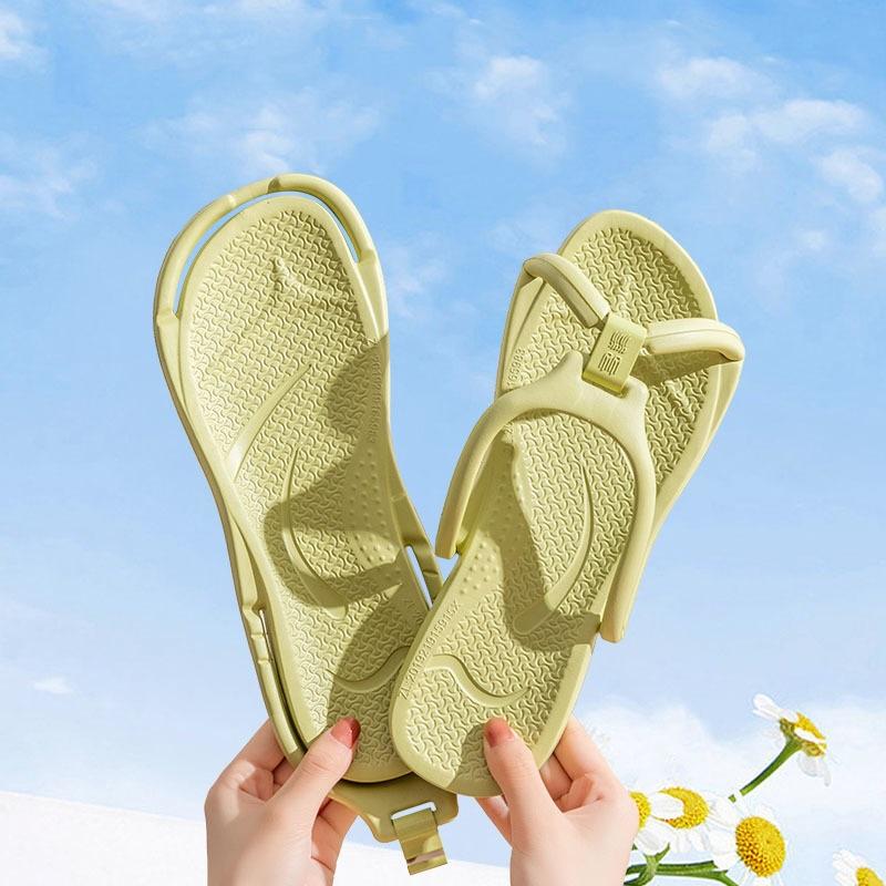 Reise Tragbare Faltbare Hausschuhe Neu Herren und Damen Geschäftsreise Spezial Badezimmer Kann Gebadet Werden Rutschfest Reise Strand Sandalen