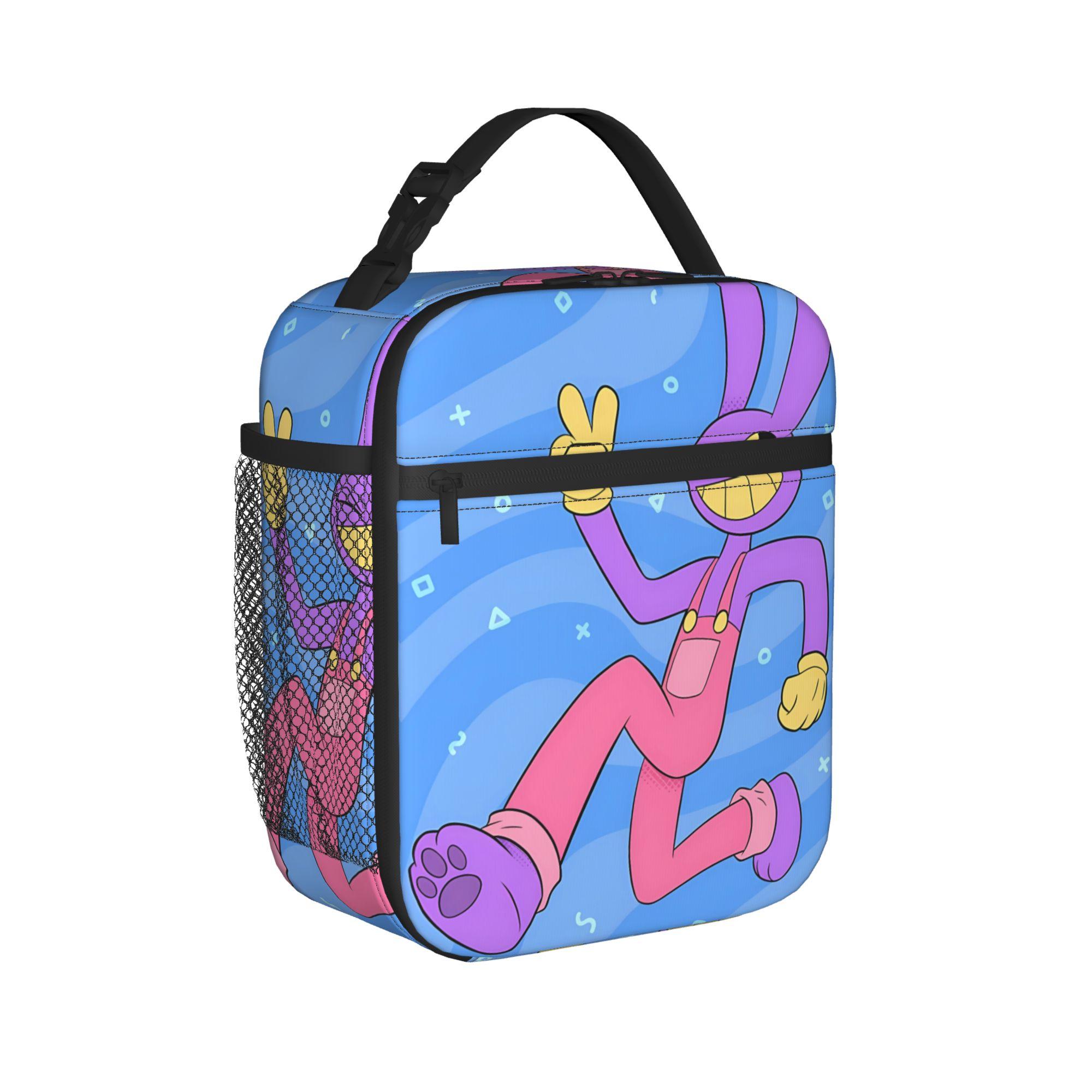 Jax Cartoon Digitals Circus Thermische Lunchtas School Draagbare Geïsoleerde Thermische Tote Handtassen Voor Kind Koeltas One Size