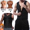 2019Men Waist Trainer Vest for Weightloss Hot Neoprene Corset Body Shaper Zipper Slimming Shapewear