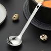 316L Stainless Steel Soup Ladle Hot Pot Spoon Household Serving Spoon for Rice Porridge Noodles Large Serving Spoon for Soup And Dishes
