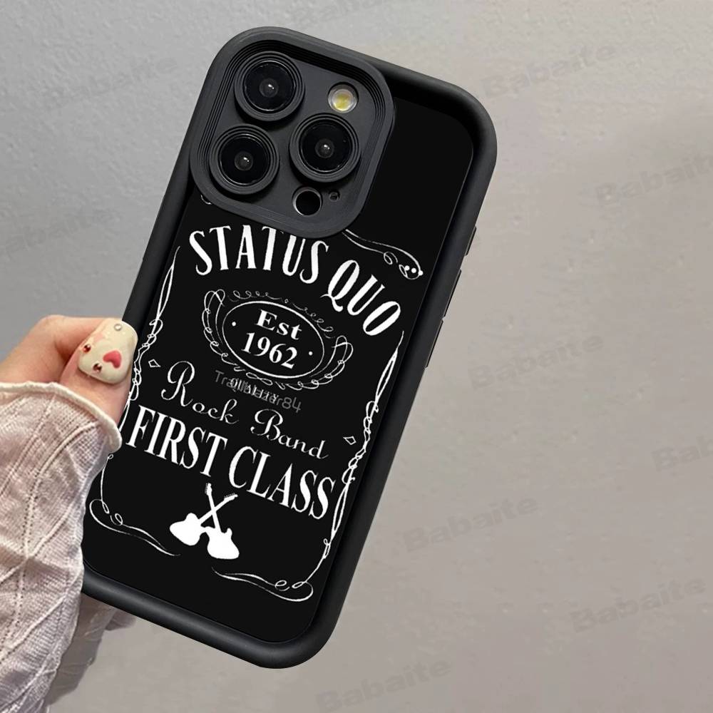 S-STATUS QUO Handyhülle Für IPhone 17 16 15 13 11 12 14 Pro Max Plus Silikon Hülle Schale