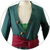 Roronoas Cosplay Costume Anime Kimono Robe Zoro Cloak Uniform Halloween Outfits With Earrings For Comic Con