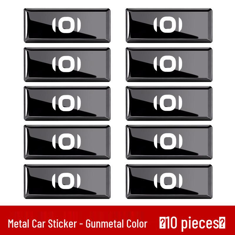 Metall-Emblem Dekorative Aufkleber für Changan Qiyuan Q07/A07/Q05/A05 Autos