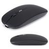 Wireless Mouse 2.4G Rechargeable USB Wireless Gaming Mouse with LED Colorful LightBlack