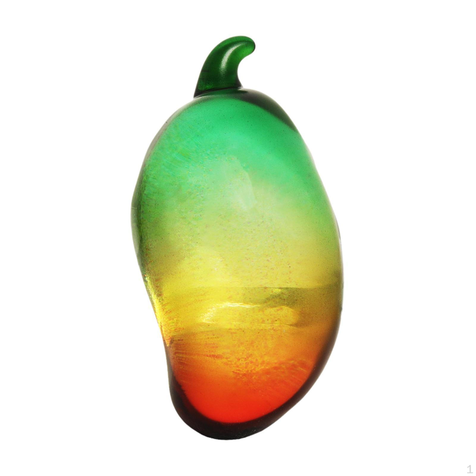 

Декоративные фигурки фруктов Рождественский декор Многоцветный креативный коллекционный реквизит для показа Кристалл 3.5cmx7.05cm_Multicolor