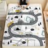 1Pc Cute Vehicle Print Flannel Blanket, High Quality Comfortable for All Seasons, Home Decor, Warmth and Comfort, Perfect for Christmas Gifts W45