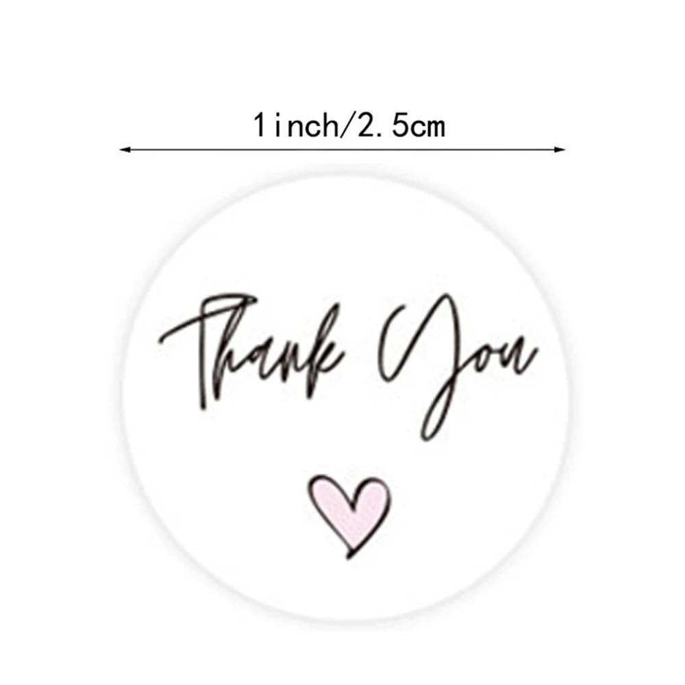 Thank You Stickers Waterproof Labels Packaging Label Business Stickers Sealing Tape Cute Stickers Aesthetic Stickers