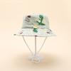 Children's Spring Summer Cartoon Fisherman Bucket Hat Printed Outdoor Unisex Boys Girls UV Protection Fashionable Sunshade Cap