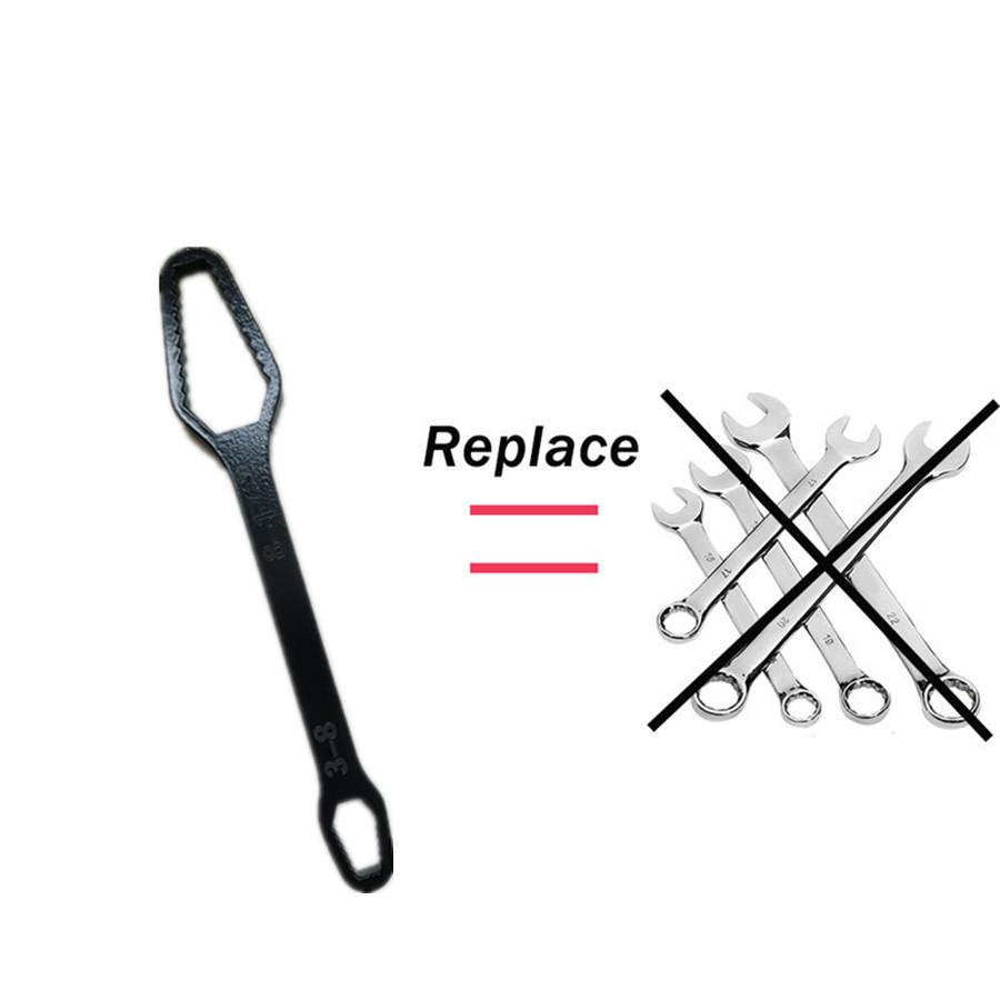 

Ratchet Wrench Double Ended Spanner Repair Hand Tools for Car Bicycle Open End Wrench