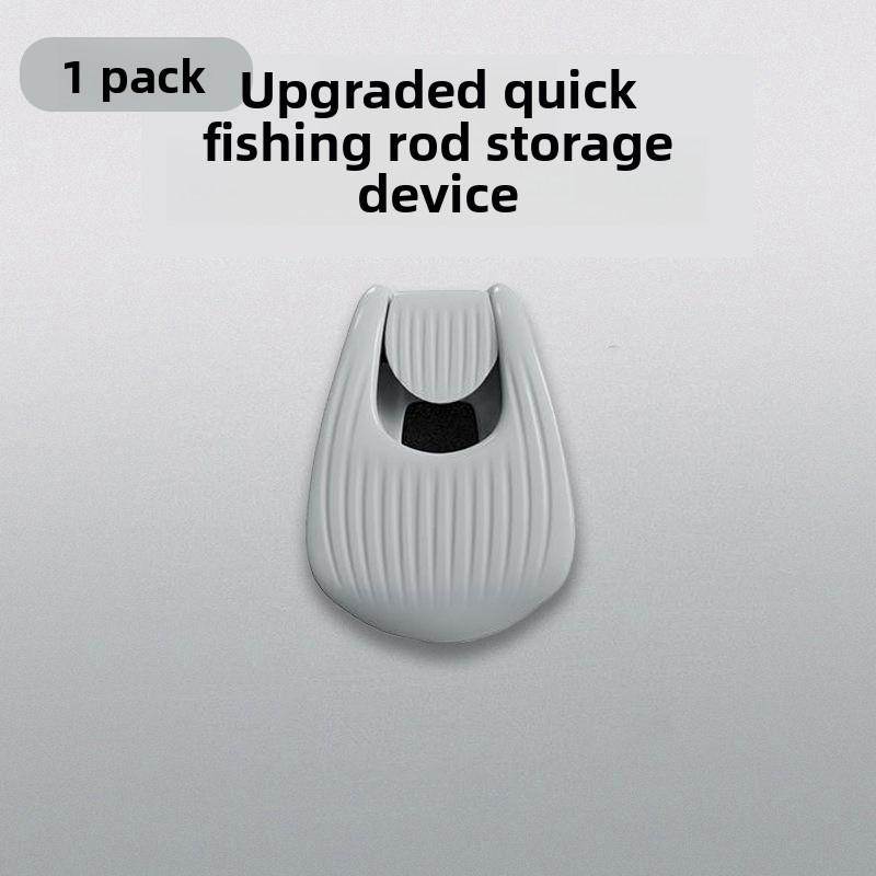 Zwei Positionen Einstellbares Angelruten-Bindegerät, Fester Clip, Multifunktionales Aufbewahrungswunder, Clip-Schutzstange