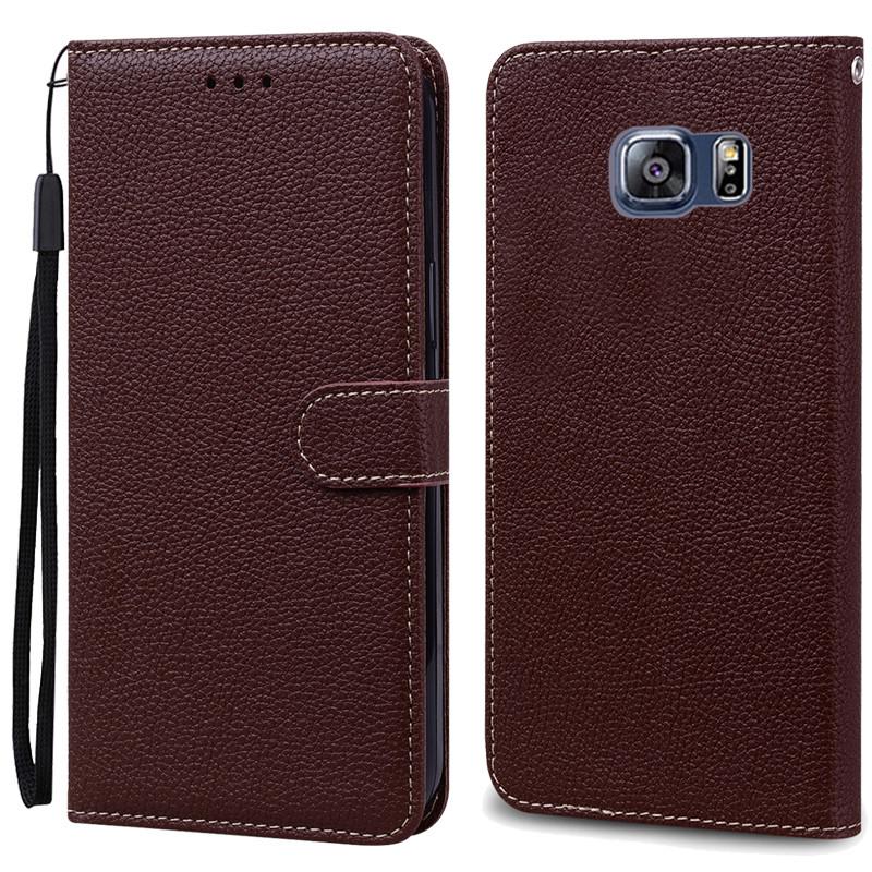 S6 Edge Case For Samsung Galaxy S6 Edge Case G925 Leather Flip Wallet Case For Samsung S6 S 6 edge Case G920 Wallet Cover Fundas