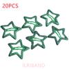 20pcs/lot 3CM Mini Star Hair Clip Kids Glitter Metal Hair Clips Barrettes Hairpins Girls Hair Accessories Headwear Styling Tools