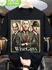 Men'S And Women'S Wiseguys Vintage Comic Panel Unisex 100% T-Shirt, Soft, All Season Casual Streetwear Essential, All-Match All Se