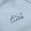 Li-Ning Training Series Color Block Logo Print Zip-Up Hoodie Unisex Hoodies Gray-Mist-Green AWDRD34-6