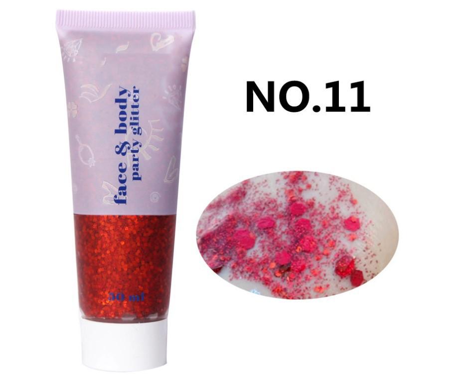 Sequin Gel Scale Face Body Lip Sequin Eye Shadow Dazzling Stage Makeup 50ml