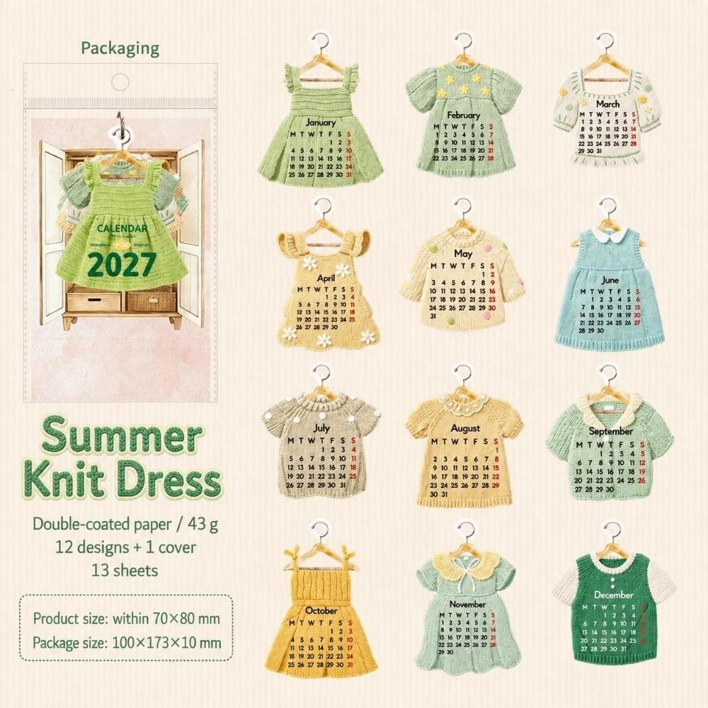Monthly Table Calendar Mini Flip Calendar Gifts 2027 Desk Calendar Desktop Decoration
