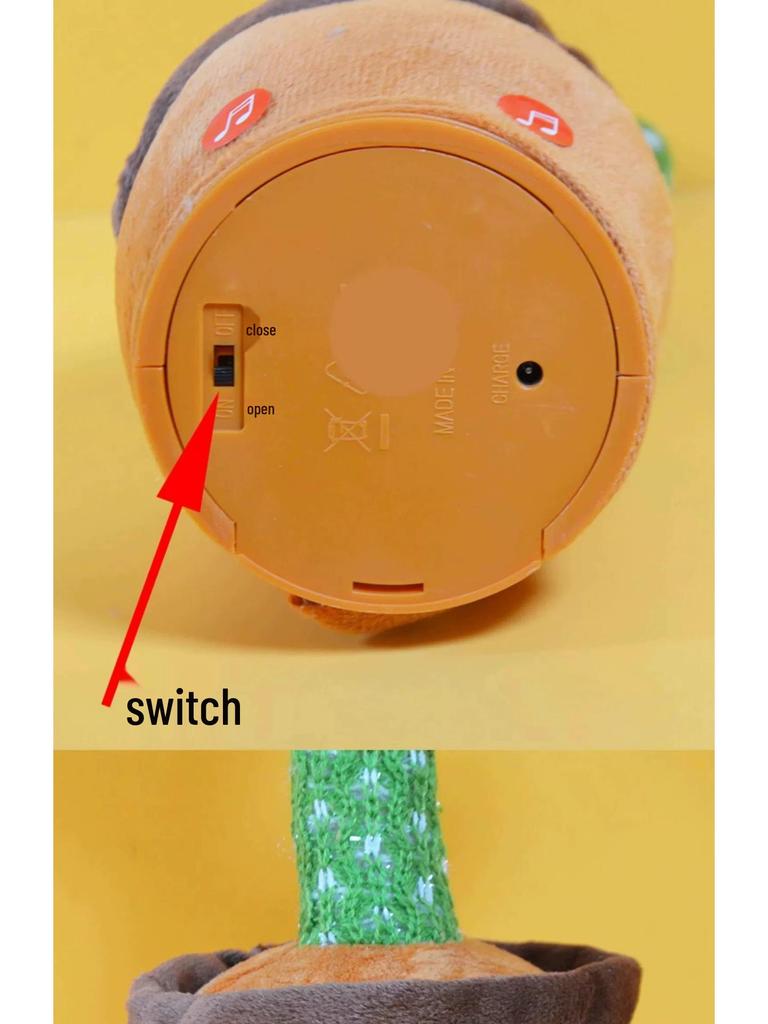 Dancing Cactus Toy: Talking & Recording Doll for Babies 0-1 Year Old