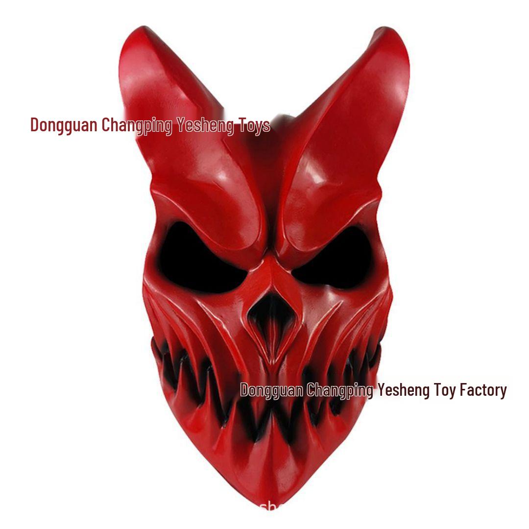 

Son of Darkness Movable Mouth Mask - Russian Deathcore Band PVC Halloween Prop