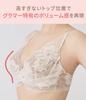 Peach John 2 Cups Extra Thick Full All Explosive Wireless D70 Push-Up Bra, Up, Pads, Bust, Lace, Vision, Bra, Blue,