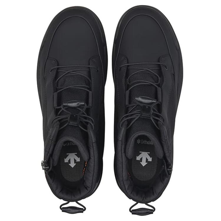 Descente Allterrain Dtrace Lu Hi Agat Comfortable Short Boots Unisex boots Black DU4FBT01UZ-BKGY