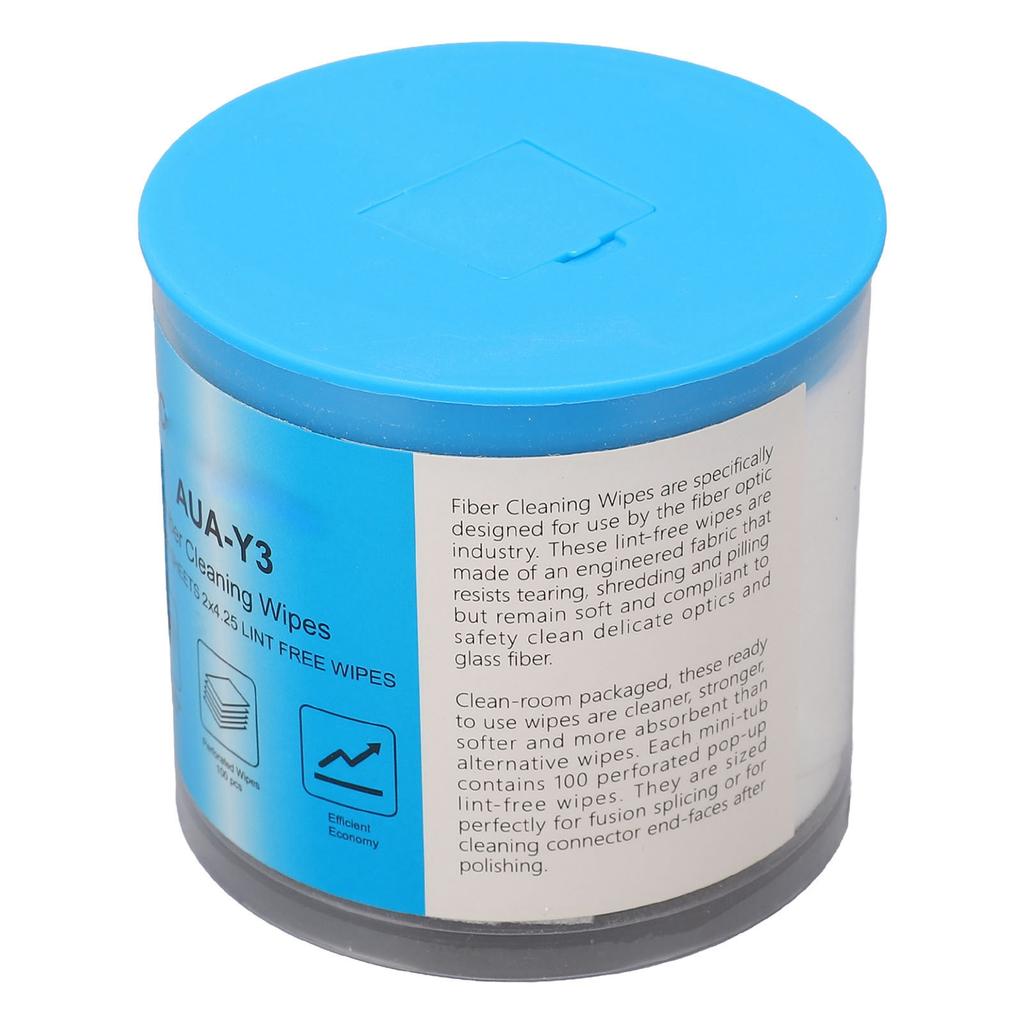 180 Pieces Per Box Optical Fiber Wipes Fiber Cable End Connector Cleaning Dust Free Paper