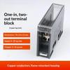One In Multiple Out Din Rail Terminal Block 150A Universal Distribution Box Wire Connector Abs/Copper Power Junction Box