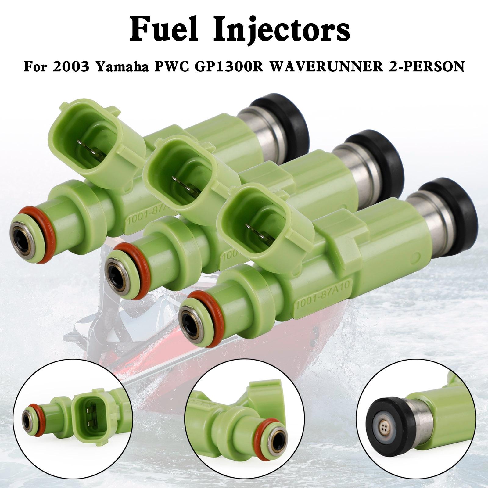 

3PCS Fuel Injector Assembly 60T-13761-00-00 For Yamaha GP1300R 2003-2008