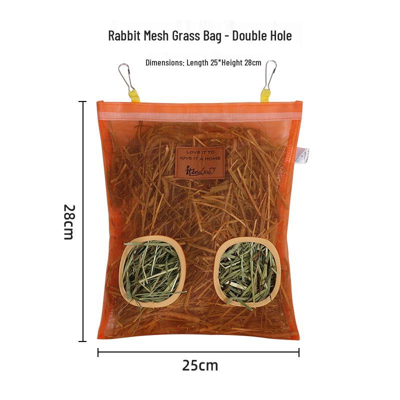 Large Capacity Hay Feeding Bag for Rabbits and Guinea Pigs
