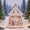 Creative New Christmas Decoration Items, Christmas Snow House Soft ClayChristmas House Decoration Pieces