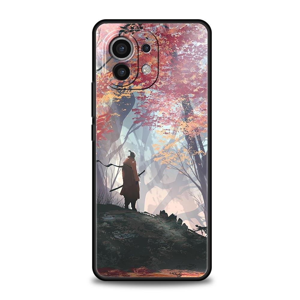 

Японский Бусидо Самурай Чехол для Телефона Для Xiaomi 13 12 11 Lite 12T 11T 10T 9T Mi Poco X5 M4 M3 X4 X3 Pro F5 F4 F3 GT 5G Чехол Xiaomi Mi 9T